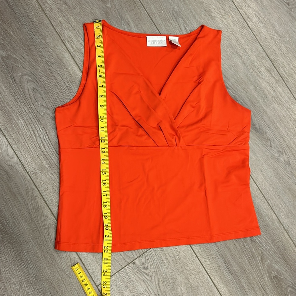 Worthington Sleeveless Top Stretch Fabric Size Extra Large - Picture 5 of 6